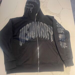 Visionary Black and Gray Hoodie